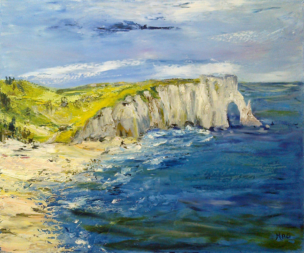 peinture Etretat