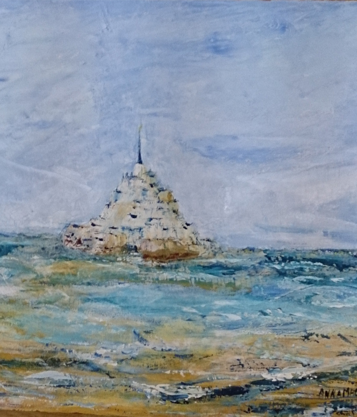 peinture Mont St-michel