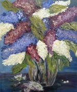 photo peinture Lilas